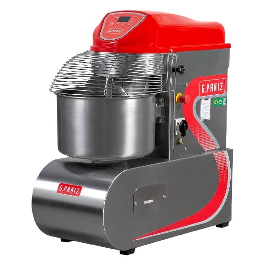 AMASSADEIRA ESPIRAL AE15 15KG INOX (3 VELOCIDADES) 380V TRIF - G PANIZ