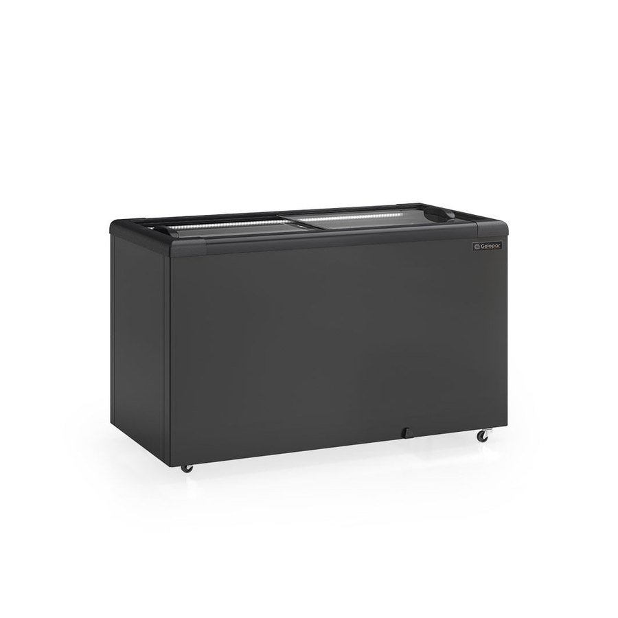 CONSERVADOR PLANO VIDRO RETO 395L GHD-400 LB PR - GELOPAR