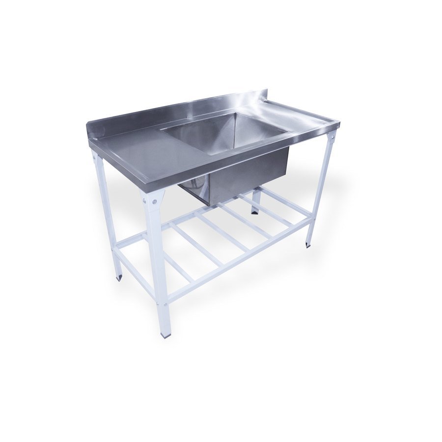 MESA PROFISSIONAL EM AÇO INOX COM CUBA - INNAL