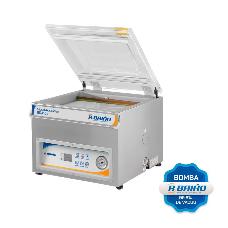 SELADORA A VÁCUO DE CÂMARA BD410S 220V - R. BAIÃO