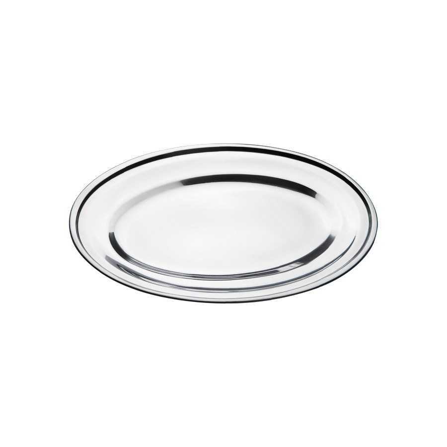 TRAVESSA OVAL RASA 40CM - GP INOX