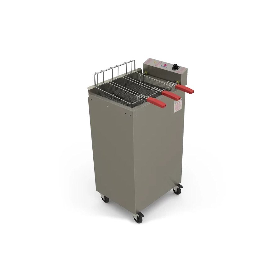 FRITADEIRA AGUA/OLEO 220V FRY FRITTER PR-2000E ST 22 litros óleo/ 4 litros agua 5000W- PROGAS