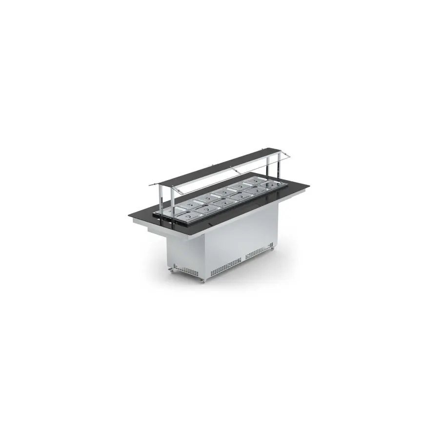 BUFFET NEW CENTRAL QUENTE DE VIDRO 12 S/ CUBAS - REFRIMATE