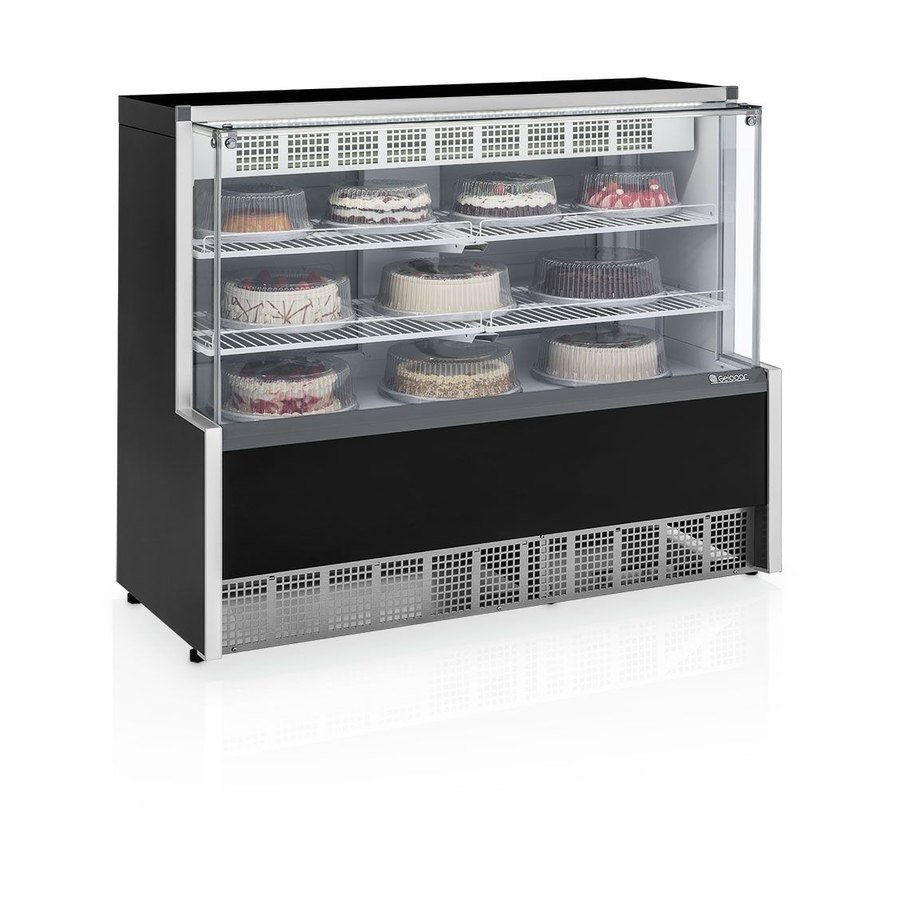 VITRINE REFRIGERADA CONFEITARIA AURORA GPEA-140R 1,40M - GELOPAR